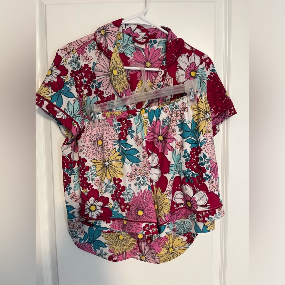 2 for $10 Floral 2 Piece Pajama Set